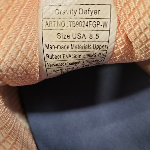 Gravity Defyer Womens GDEFY Mighty Walk Pink Athletics Walking Shoes Size 8.5 - Picture 5 of 15